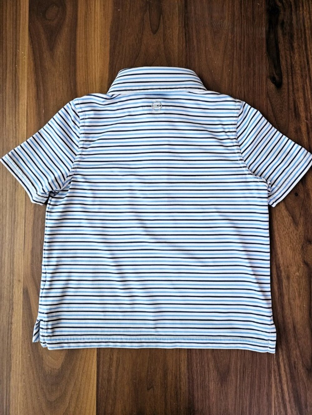Vineyard Vines Sankaty Performance Polo Boys 3T Blue Stripe - Picture 2 of 9